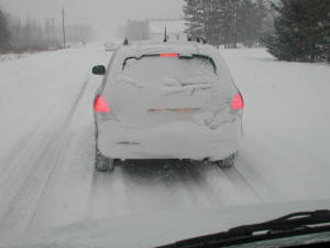 Snowy Car