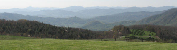 View from Appalachian Highlands Science Learning Center